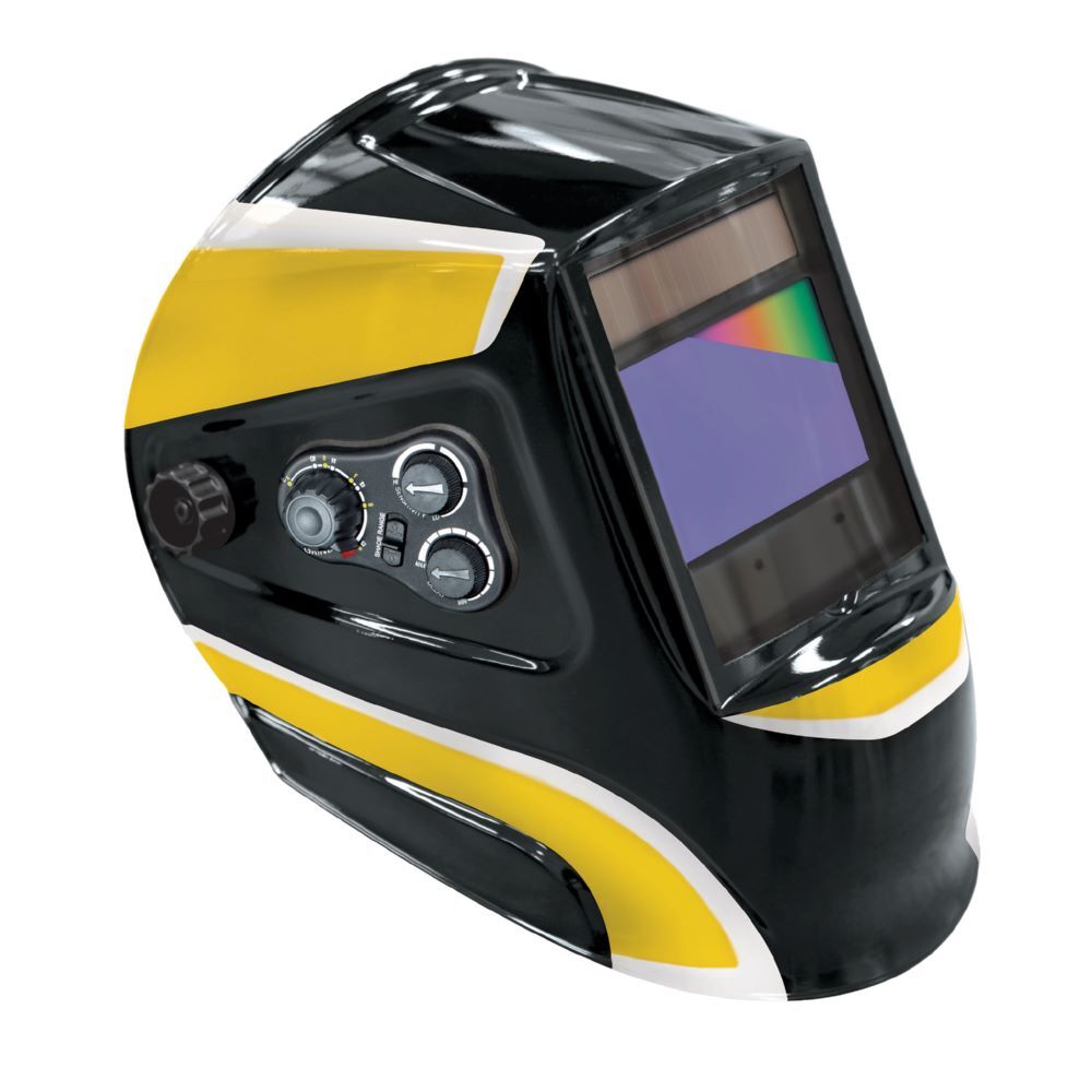 Gys Schweißhelm LCD Ergotech+ 5-9 / 9-13 Black True Color