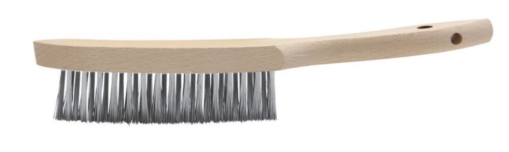 Produktbild Gys Stahlbürste 3 Reihen Holzgriff