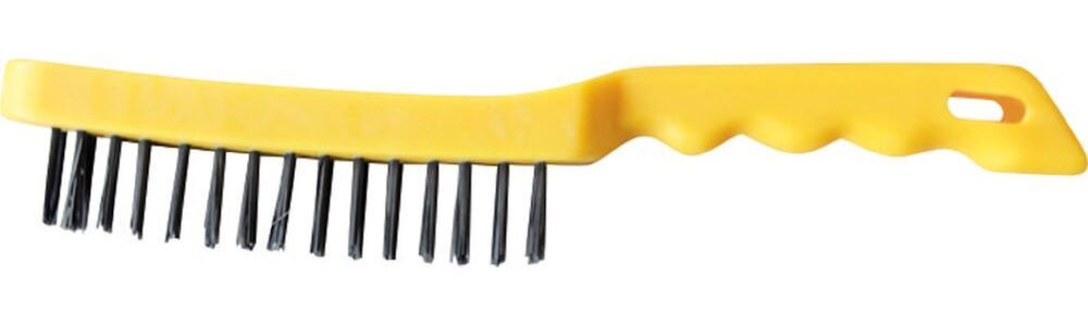 Produktbild Gys 24 Stahlbürsten 4 Reihen Kunststoffgriff