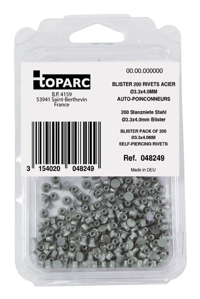 Produktbild Gys 200 Stanznieten Stahl Durchmesser 3,3 x 4,0 mm