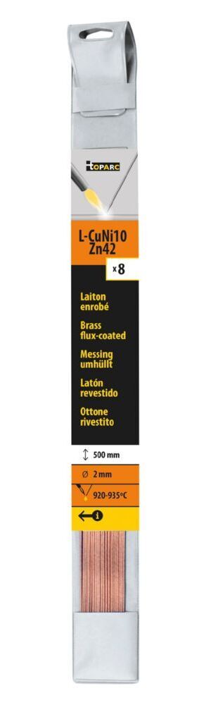 Produktbild Gys 8 beschichtete Messingstangen 2,0 Länge 500 mm