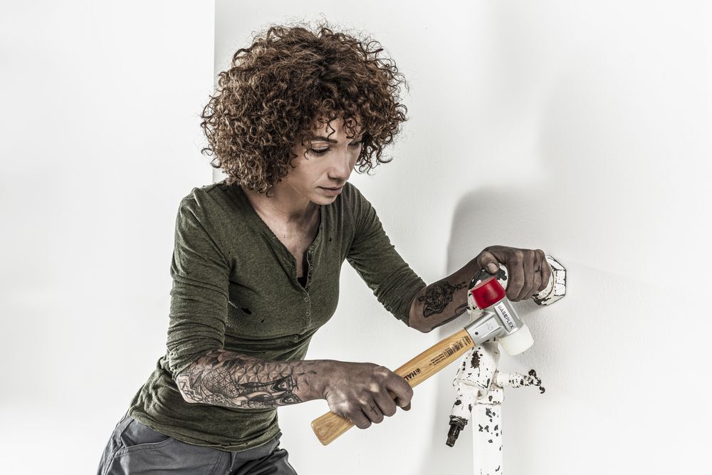 BASEPLEX-Schonhammer, Nylon / Celluloseacetat mit Zinkdruckguss-Gehäuse und Holzstiel | D=30 mm | 3968.030 Produktbild BASEPLEX-Schonhammer, Nylon / Celluloseacetat mit Zinkdruckguss-Gehäuse und Holzstiel | D=30 mm | 3968.030 bild 5