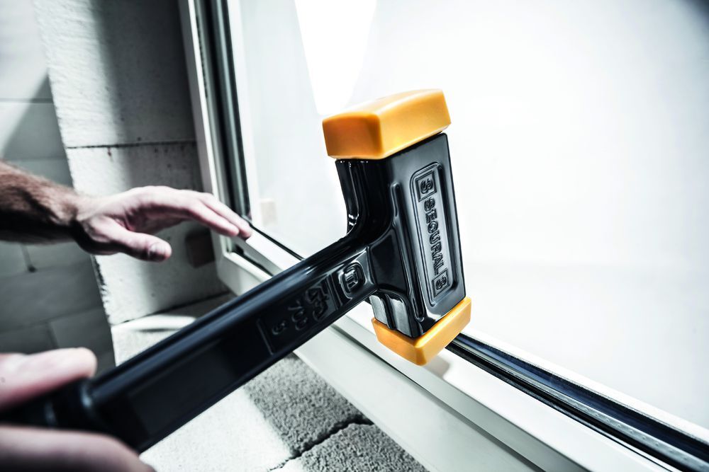 SECURAL-Schonhammer, Kopf und Stiel bruchsicher aus einem Stück Stahl, Schlageinsätze rechteckig | L=35 mm / B=45 mm | 3380.045 SECURAL-Schonhammer, Kopf und Stiel bruchsicher aus einem Stück Stahl, Schlageinsätze rechteckig | L=35 mm / B=45 mm | 3380.045