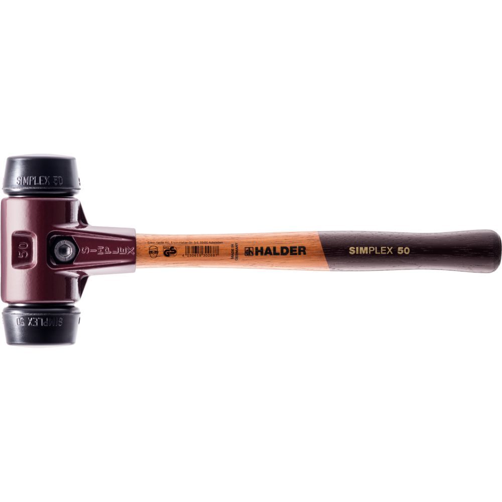 Halder Schonhammer SIMPLEX 80mm Gummi Produktbild Halder Schonhammer SIMPLEX 80mm Gummi