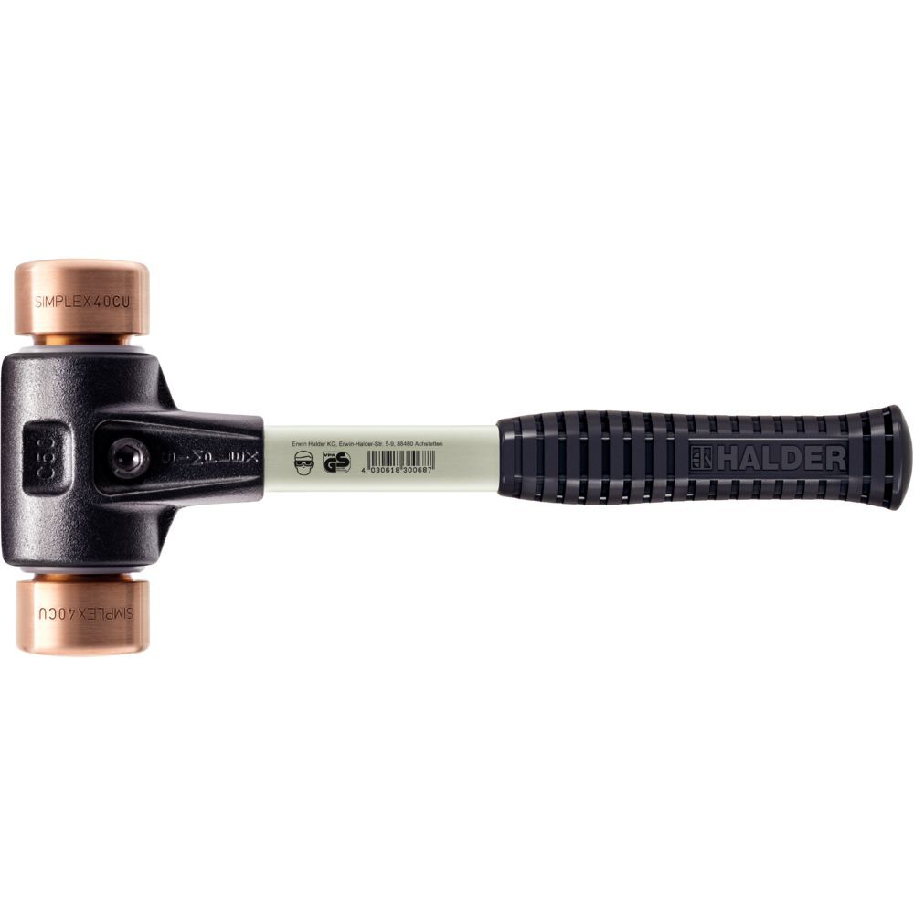 Halder Schonhammer Simplex 3704 Fiberglasstiel 30 mm Produktbild Halder Schonhammer Simplex 3704 Fiberglasstiel 30 mm