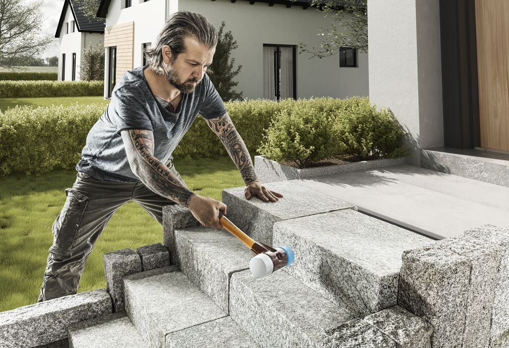 SIMPLEX-Schonhammer, TPE-soft / TPE-mid; mit Tempergussgehäuse und hochwertigem Holzstiel | D=40 mm | 3013.040 Produktbild SIMPLEX-Schonhammer, TPE-soft / TPE-mid; mit Tempergussgehäuse und hochwertigem Holzstiel | D=40 mm | 3013.040 bild 6