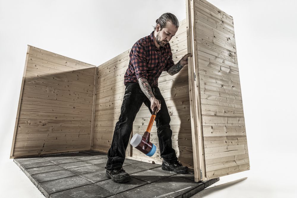 SIMPLEX-Schonhammer, TPE-soft / TPE-mid; mit Tempergussgehäuse und hochwertigem Holzstiel | D=40 mm | 3013.040 Produktbild SIMPLEX-Schonhammer, TPE-soft / TPE-mid; mit Tempergussgehäuse und hochwertigem Holzstiel | D=40 mm | 3013.040 bild 7