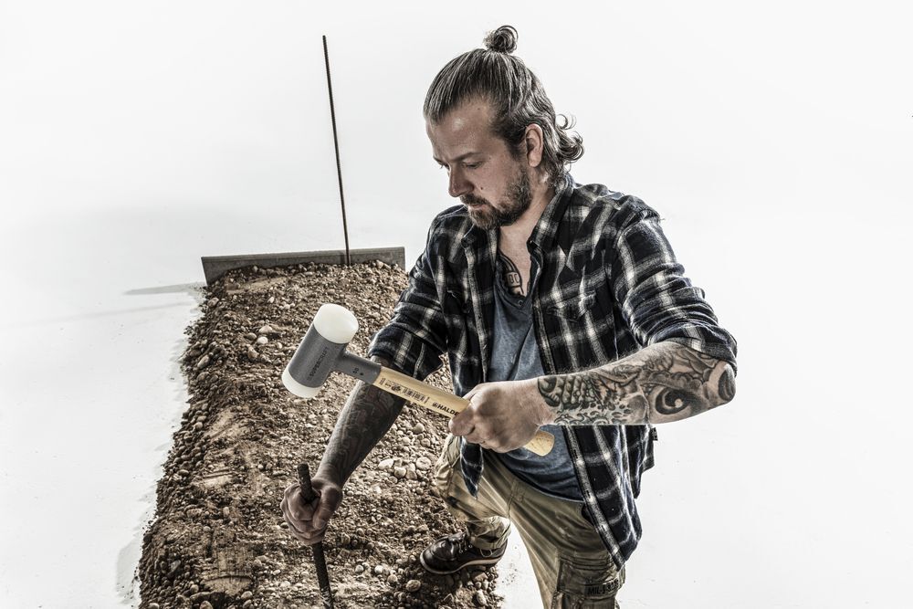SUPERCRAFT-Schonhammer, mit schwingungsdämpfendem, ergonomisch geformtem und lackiertem Hickorystiel | D=40 mm | 3366.040 SUPERCRAFT-Schonhammer, mit schwingungsdämpfendem, ergonomisch geformtem und lackiertem Hickorystiel | D=40 mm | 3366.040
