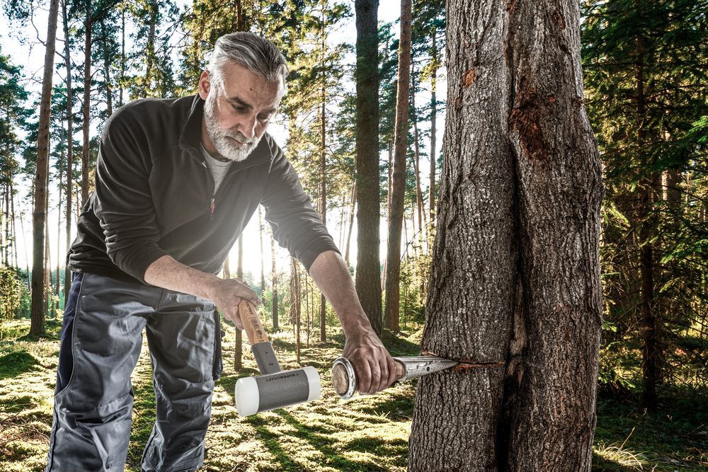 SUPERCRAFT-Schonhammer, mit schwingungsdämpfendem, ergonomisch geformtem und lackiertem Hickorystiel | D=40 mm | 3366.040 SUPERCRAFT-Schonhammer, mit schwingungsdämpfendem, ergonomisch geformtem und lackiertem Hickorystiel | D=40 mm | 3366.040