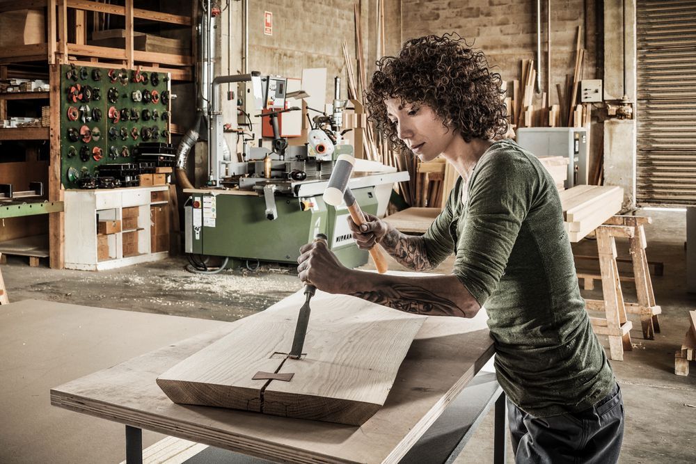 SUPERCRAFT-Schonhammer, mit schwingungsdämpfendem, ergonomisch geformtem und lackiertem Hickorystiel | D=40 mm | 3366.040 SUPERCRAFT-Schonhammer, mit schwingungsdämpfendem, ergonomisch geformtem und lackiertem Hickorystiel | D=40 mm | 3366.040