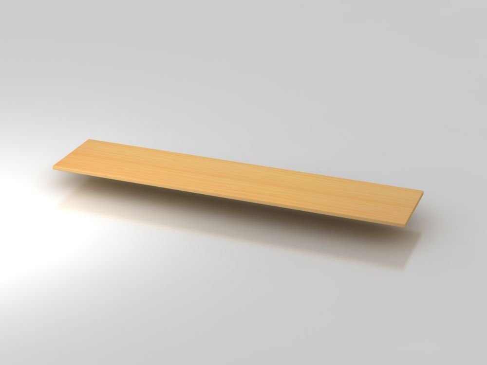 Hammerbacher Abdeckplatte 200,5 x 43 cm Buche Produktbild Hammerbacher Abdeckplatte 200,5 x 43 cm Buche