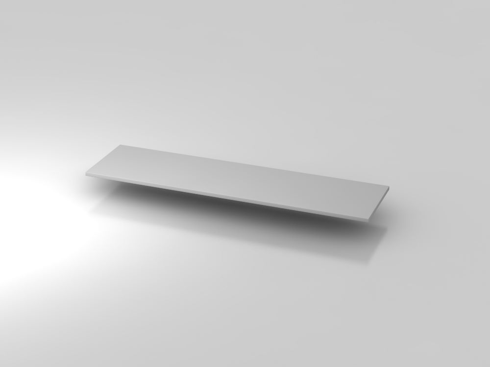 Hammerbacher Abdeckplatte 160,5 x 43 cm Grau Produktbild Hammerbacher Abdeckplatte 160,5 x 43 cm Grau