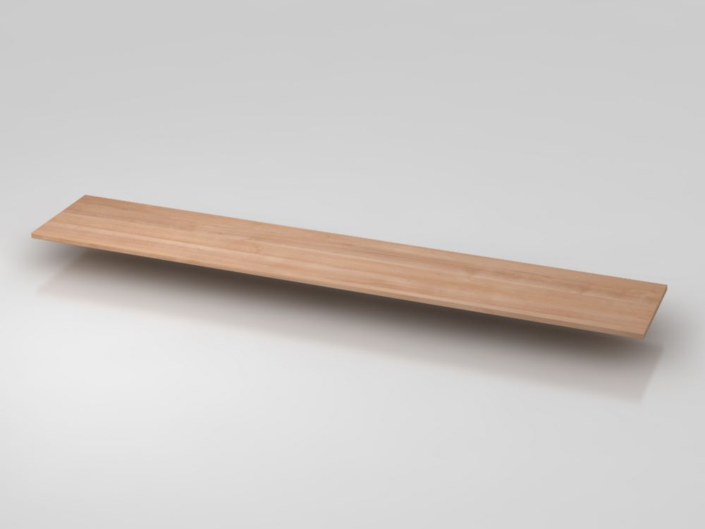 Hammerbacher Abdeckplatte 240,5 x 43 cm Nussbaum Produktbild Hammerbacher Abdeckplatte 240,5 x 43 cm Nussbaum