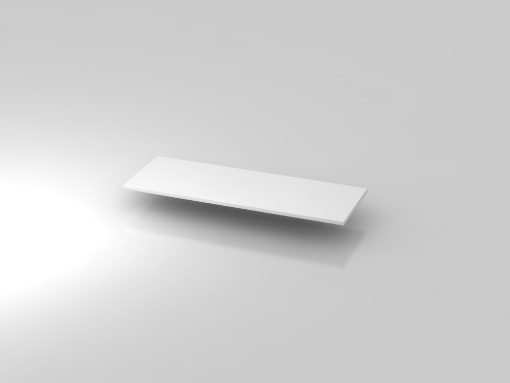 Hammerbacher Abdeckplatte 120,5 x 43 cm Weiß Produktbild Hammerbacher Abdeckplatte 120,5 x 43 cm Weiß