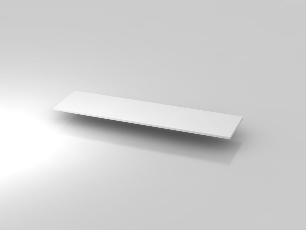 Hammerbacher Abdeckplatte 160,5 x 43 cm Weiß Produktbild Hammerbacher Abdeckplatte 160,5 x 43 cm Weiß