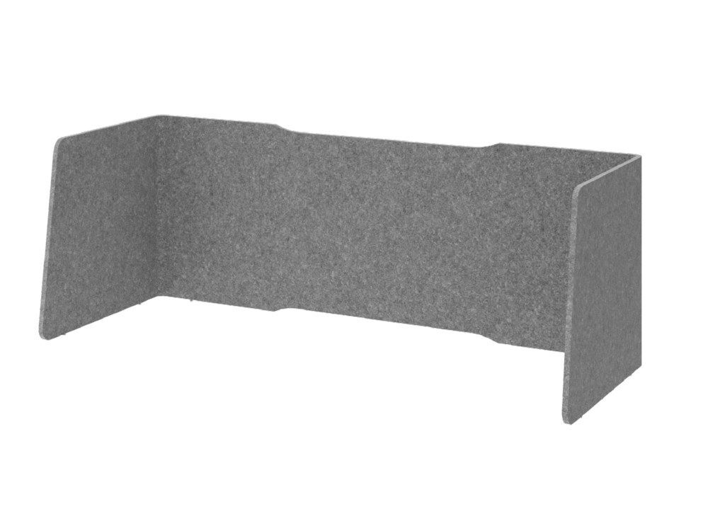 Hammerbacher Akustik-Einhausung 3-seitig gefaltet B 174 x T 65 x H 60 cm Produktbild Hammerbacher Akustik-Einhausung 3-seitig gefaltet B 174 x T 65 x H 60 cm