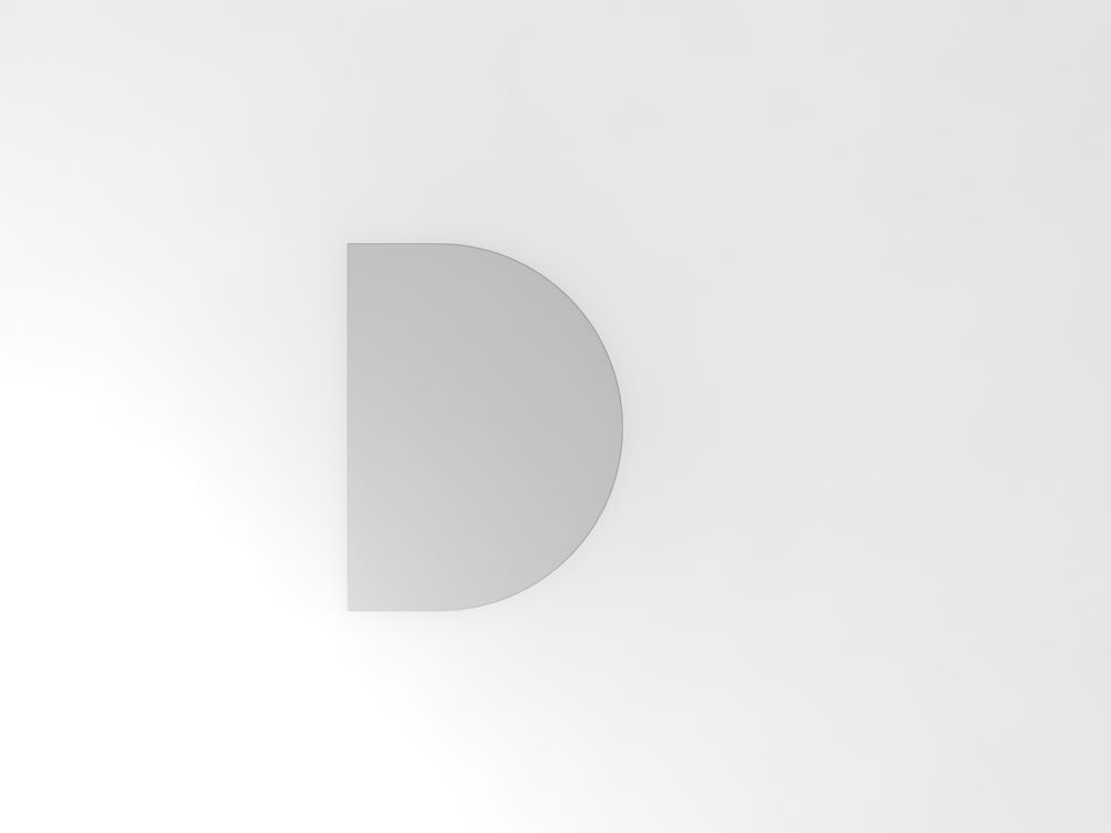 Hammerbacher Anbautisch mit STF 60 x 80 cm gerundet Grau Silber Produktbild Hammerbacher Anbautisch mit STF 60 x 80 cm gerundet Grau Silber