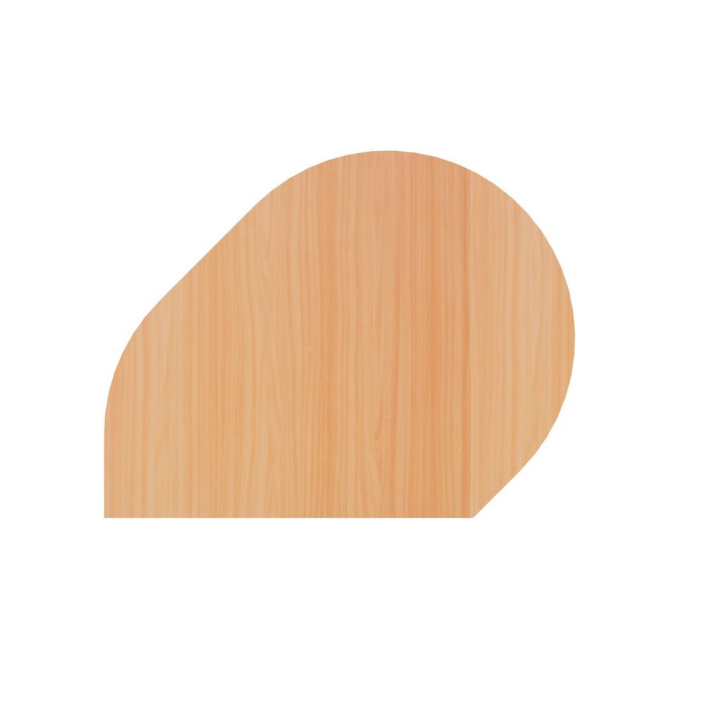 Produktbild Hammerbacher Anbautisch 80x103cm Buche/Graphit
