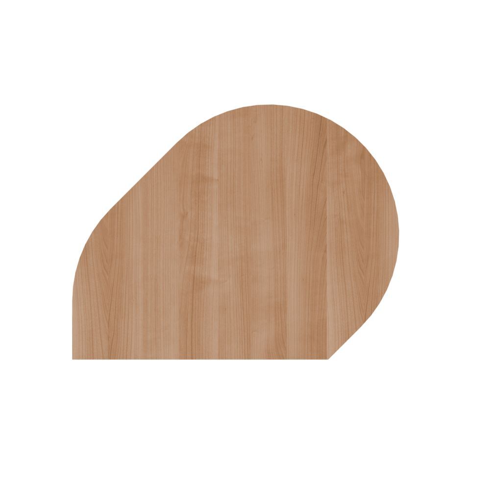 Produktbild Hammerbacher Anbautisch 80x103cm Nussbaum/Graphit