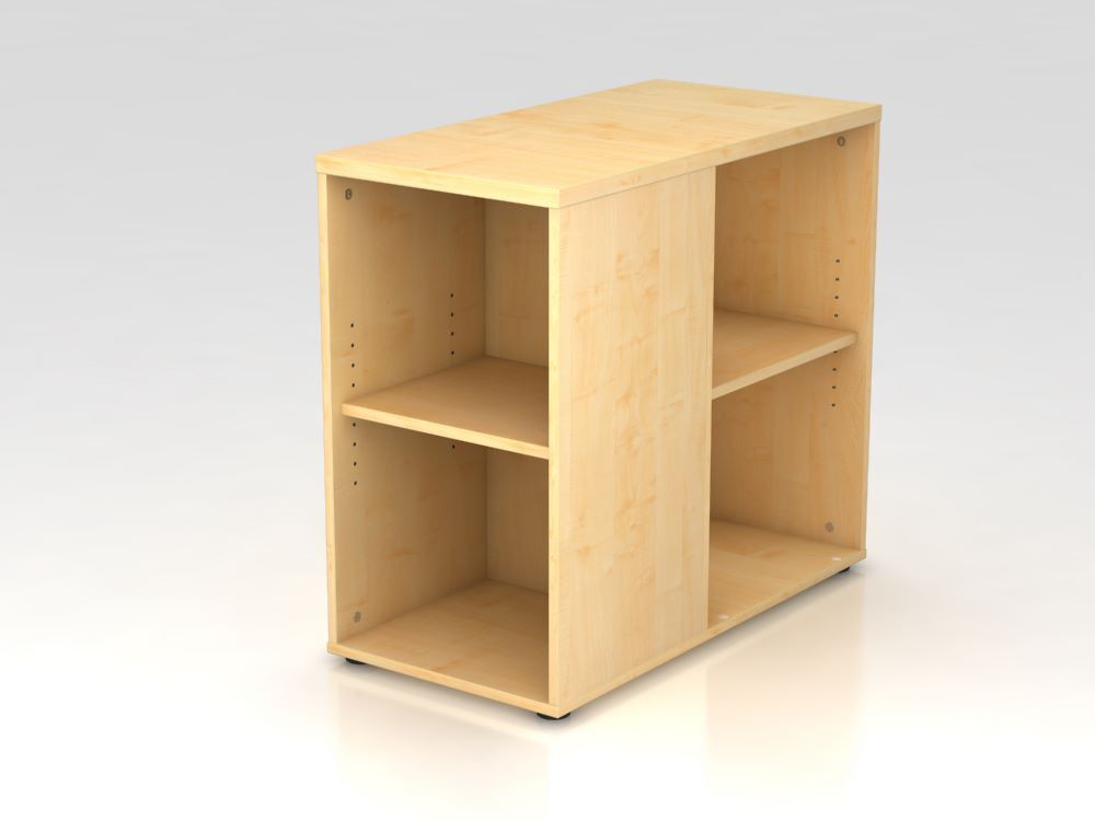 Hammerbacher Anstellcontainer Ahorn 2 seitig 40 x 80 x 72 bis 76 cm Produktbild Hammerbacher Anstellcontainer Ahorn 2 seitig 40 x 80 x 72 bis 76 cm