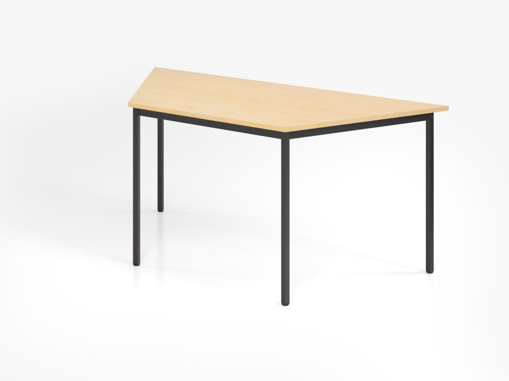 Produktbild Hammerbacher Besprechungstisch Trapez Vierkant 160x69cm Ahorn