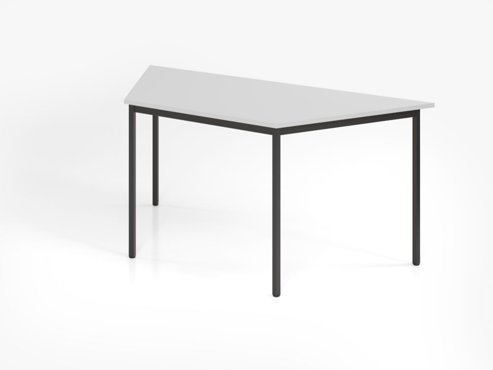 Produktbild Hammerbacher Besprechungstisch Trapez Vierkant160x69cm Grau