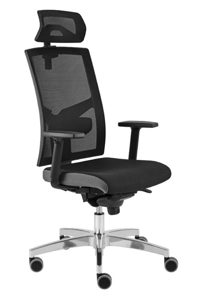 Hammerbacher Drehstuhl Premium 2 mit Netzrücken schwarz Gesamthöhe 116 - 133 cm Produktbild Hammerbacher Drehstuhl Premium 2 mit Netzrücken schwarz Gesamthöhe 116 - 133 cm
