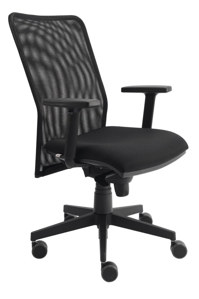 Produktbild Hammerbacher Drehstuhl Solid 2 mit Netzrücken schwarz