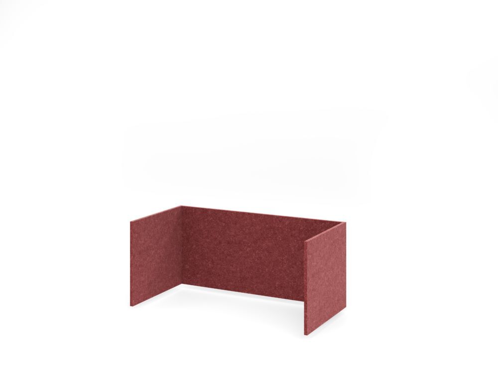 Produktbild Hammerbacher FlexWall Filzeinschub 80 cm 1 OH Bordeaux
