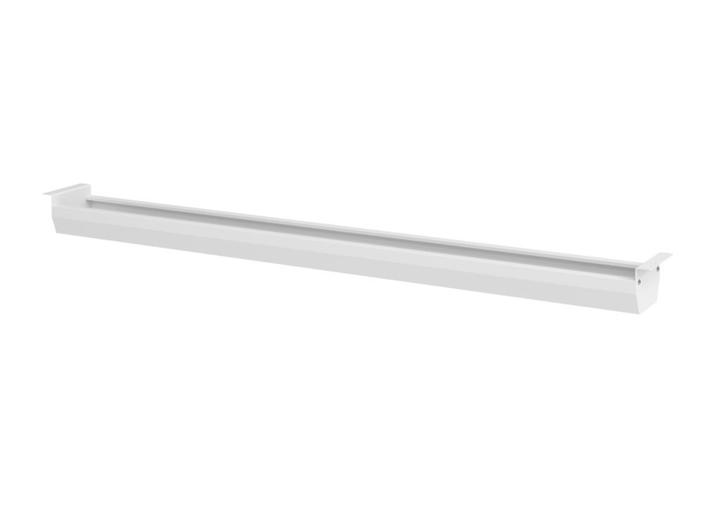 Hammerbacher Kabelwanne weiß klappbar 146,2 x 9,3 cm für 180er Tisch Produktbild Hammerbacher Kabelwanne weiß klappbar 146,2 x 9,3 cm für 180er Tisch