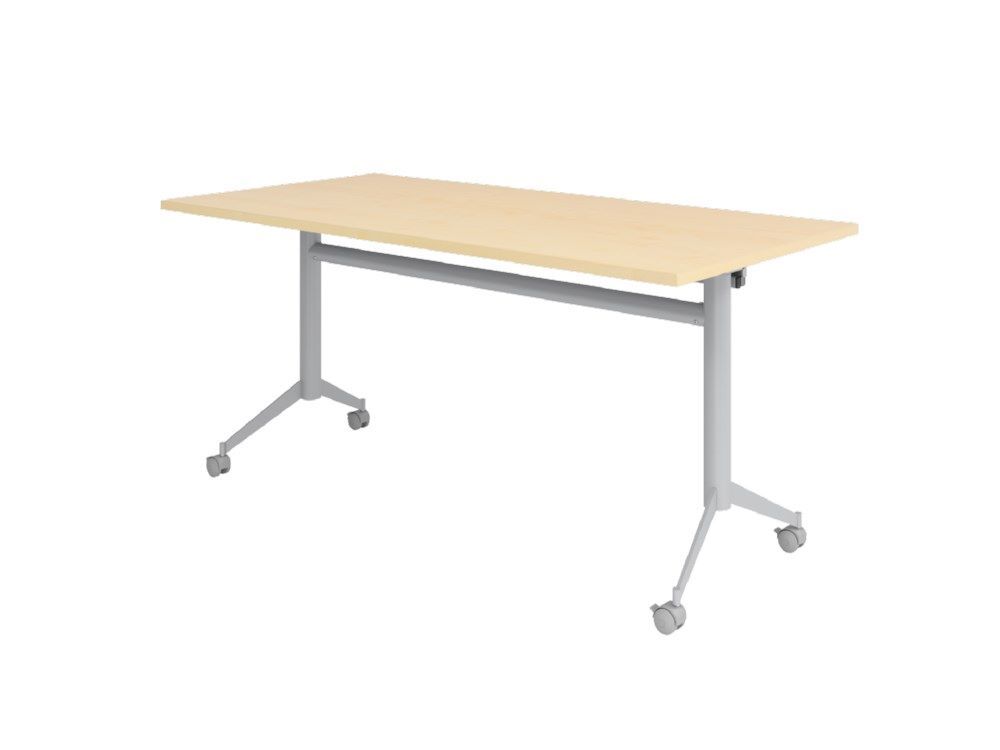 Hammerbacher Klapptisch KF16 fahrbar 160 x 80 cm Ahorn Hammerbacher Klapptisch KF16 fahrbar 160 x 80 cm Ahorn
