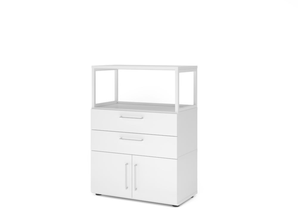 Produktbild Hammerbacher Kombischrank 3OH weiß/weiß