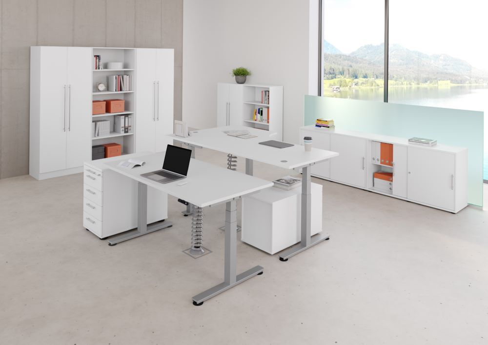 Produktbild Konferenztisch mit Memoryschalter, Grau bild 5