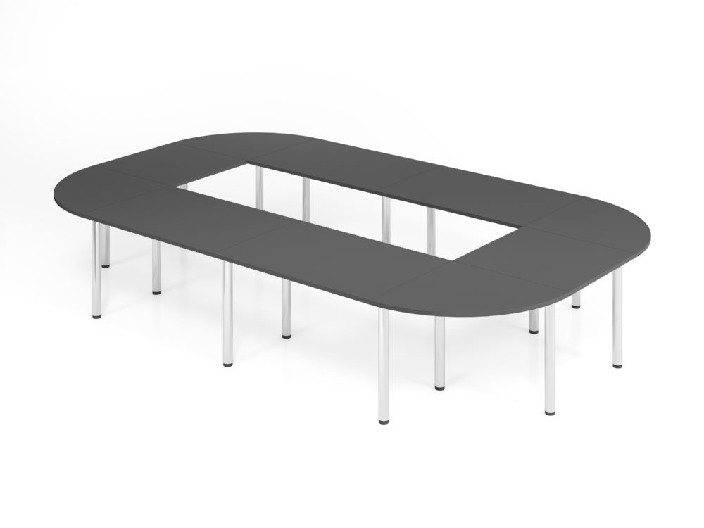 Produktbild Hammerbacher Meeting Tischsystem Set K5 Graphit