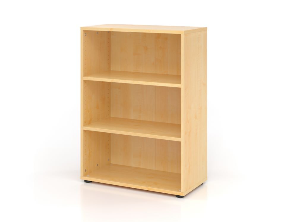 Hammerbacher Regal 3OH 80 x 40 x 110 cm mit 2 Fachböden 938RE Ahorn Produktbild Hammerbacher Regal 3OH 80 x 40 x 110 cm mit 2 Fachböden 938RE Ahorn