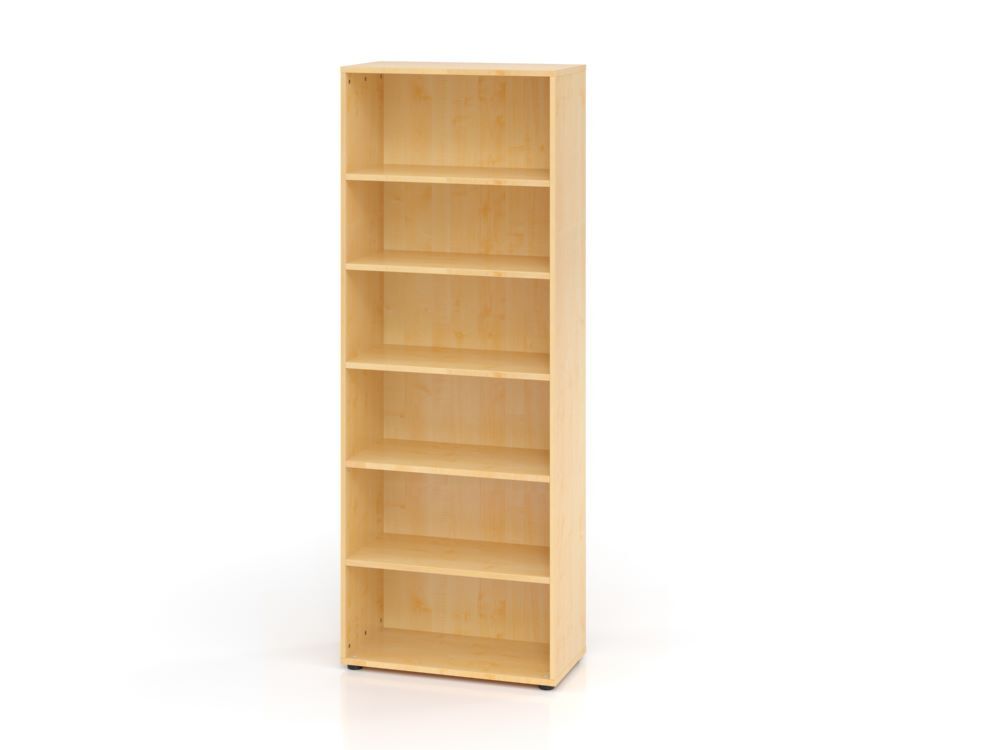 Hammerbacher Regal 80 x 40 x 215,4 cm 6OH 968RE Ahorn Produktbild Hammerbacher Regal 80 x 40 x 215,4 cm 6OH 968RE Ahorn