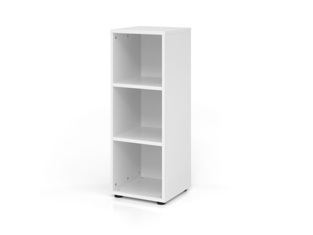 Hammerbacher Regal schmal 40 x 40 x 110 cm 3OH 934RE Weiß Produktbild Hammerbacher Regal schmal 40 x 40 x 110 cm 3OH 934RE Weiß