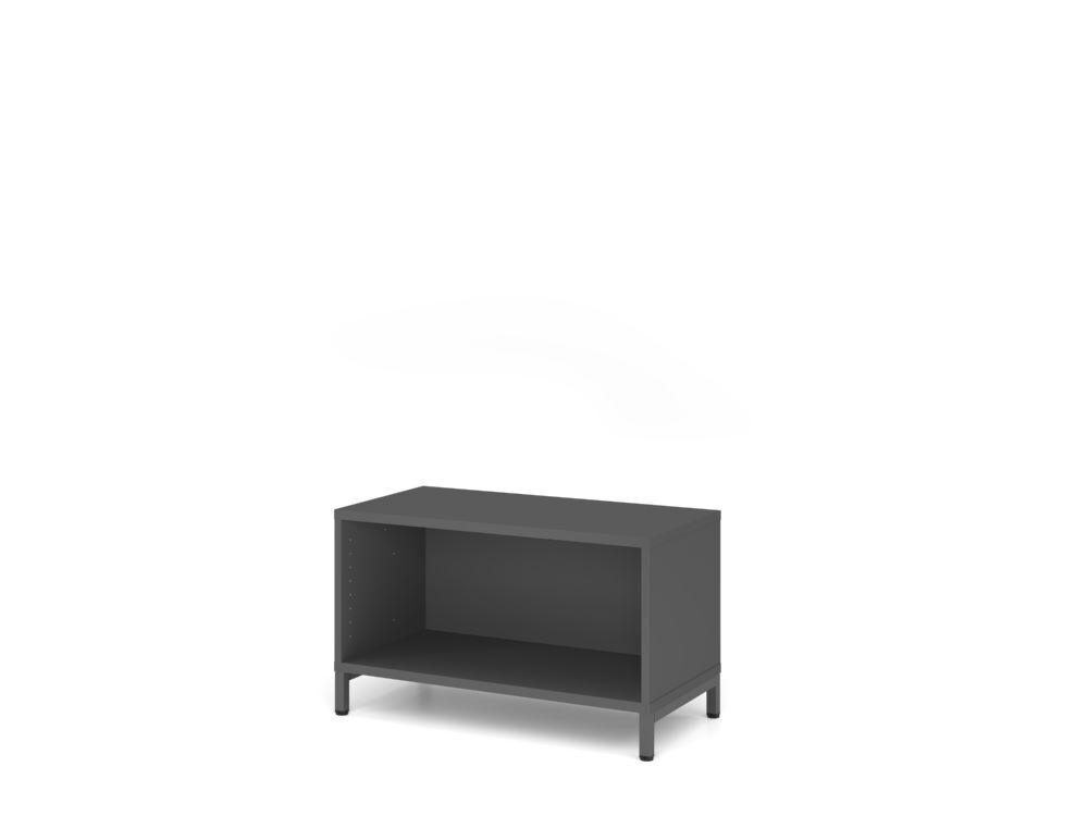 Produktbild Hammerbacher Regal 1OH mit Sockel graphit