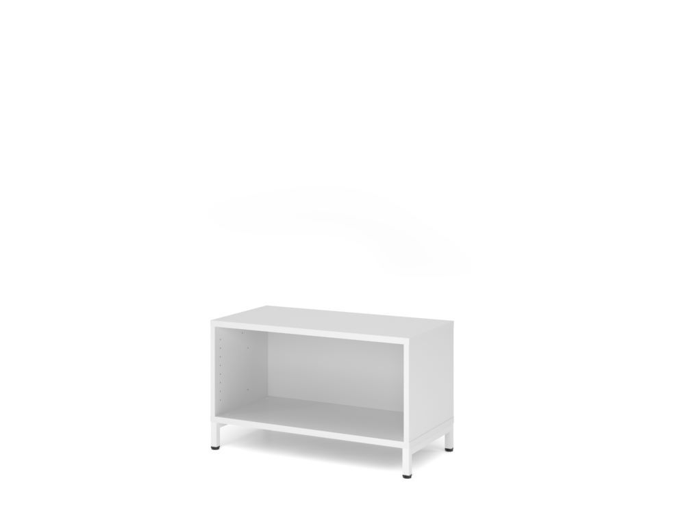 Produktbild Hammerbacher Regal 1OH mit Sockel weiß