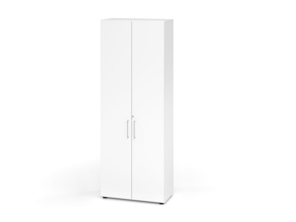 Hammerbacher Regal Flügeltürschrank 215,4 cm in weiß 6OH 968T6 Produktbild Hammerbacher Regal Flügeltürschrank 215,4 cm in weiß 6OH 968T6