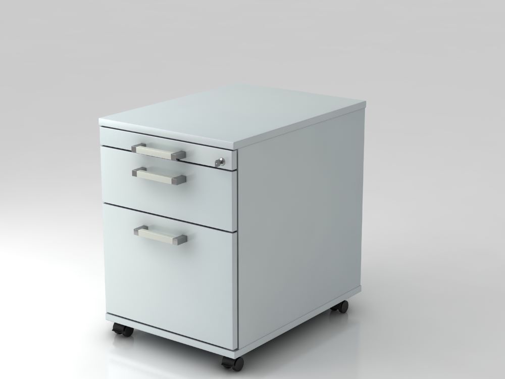 Hammerbacher Bürowagen 58 cm 1 Schub 1 HängeregisterCE Grau Produktbild Hammerbacher Bürowagen 58 cm 1 Schub 1 HängeregisterCE Grau