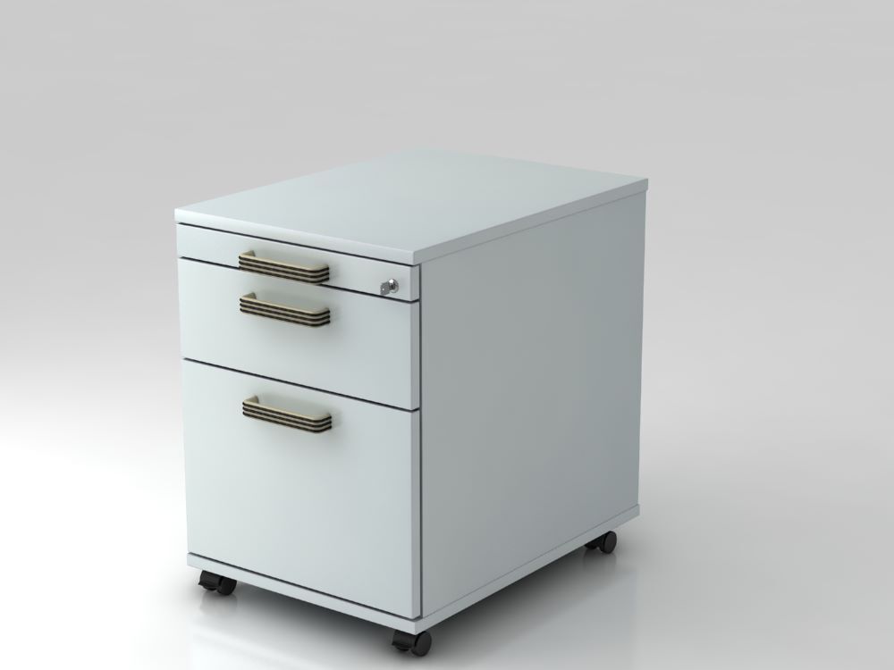 Hammerbacher Bürowagen 58 cm 1 Schub mit Hängeregister SG Grau Produktbild Hammerbacher Bürowagen 58 cm 1 Schub mit Hängeregister SG Grau