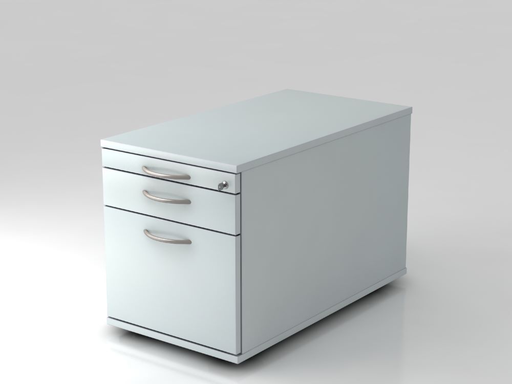 Hammerbacher Bürowagen 80 cm mit 1 Schub 1 Hängeregister BM Grau Produktbild Hammerbacher Bürowagen 80 cm mit 1 Schub 1 Hängeregister BM Grau