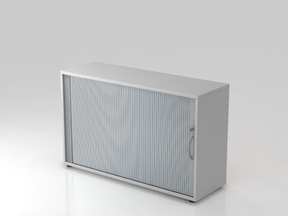 Hammerbacher Rollladenschrank 2OH Grau 120 x 74,8 cm BM Produktbild Hammerbacher Rollladenschrank 2OH Grau 120 x 74,8 cm BM