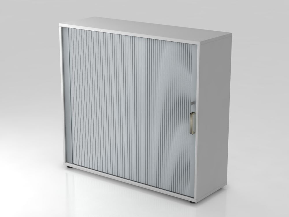 Hammerbacher Rollladenschrank in grau 3OH 120 cm SG Produktbild Hammerbacher Rollladenschrank in grau 3OH 120 cm SG