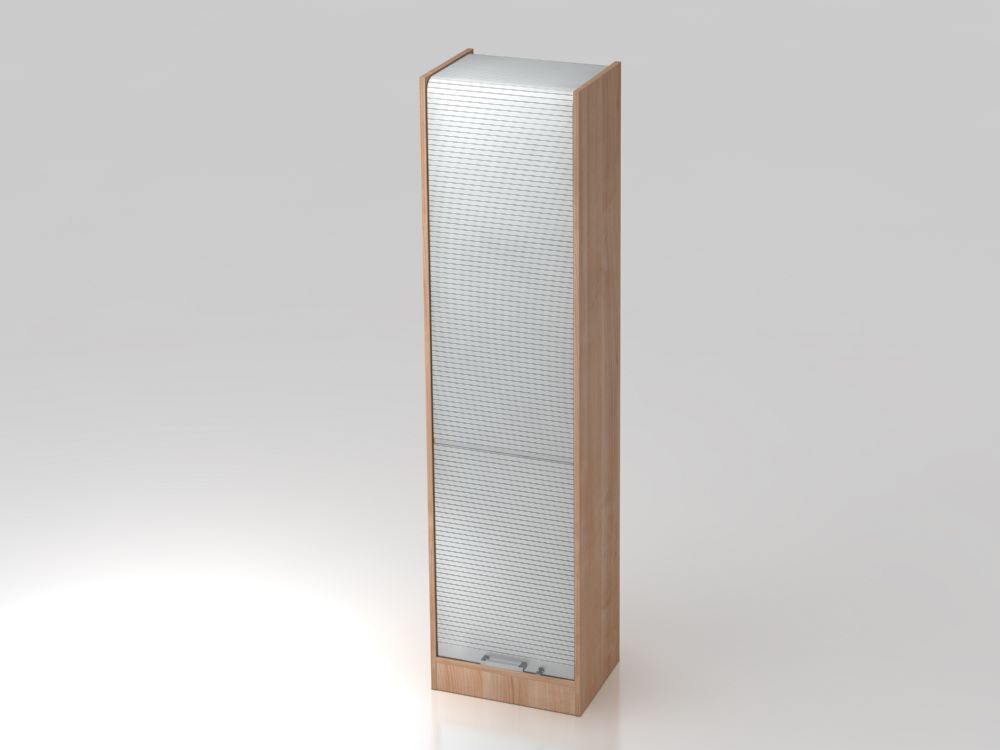 Hammerbacher Rollladenschrank Höhe 200,4 cm verstellbar 5OH CE Nussbaum Produktbild Hammerbacher Rollladenschrank Höhe 200,4 cm verstellbar 5OH CE Nussbaum