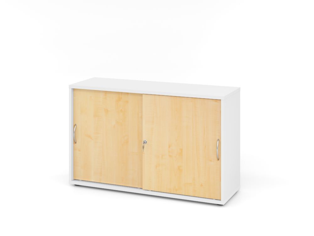 Produktbild Hammerbacher Schiebetürenschrank 2 OH BM Weiß/Ahorn