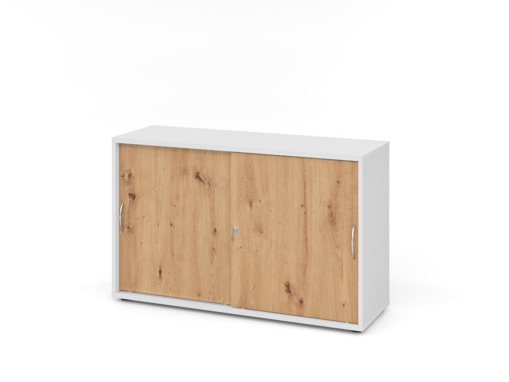 Produktbild Hammerbacher Schiebetürenschrank 2 OH BM Weiß/Asteiche