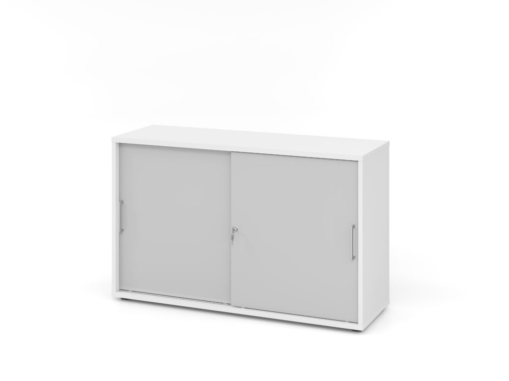 Produktbild Hammerbacher Schiebetürenschrank 2 OH BS Weiß/Grau