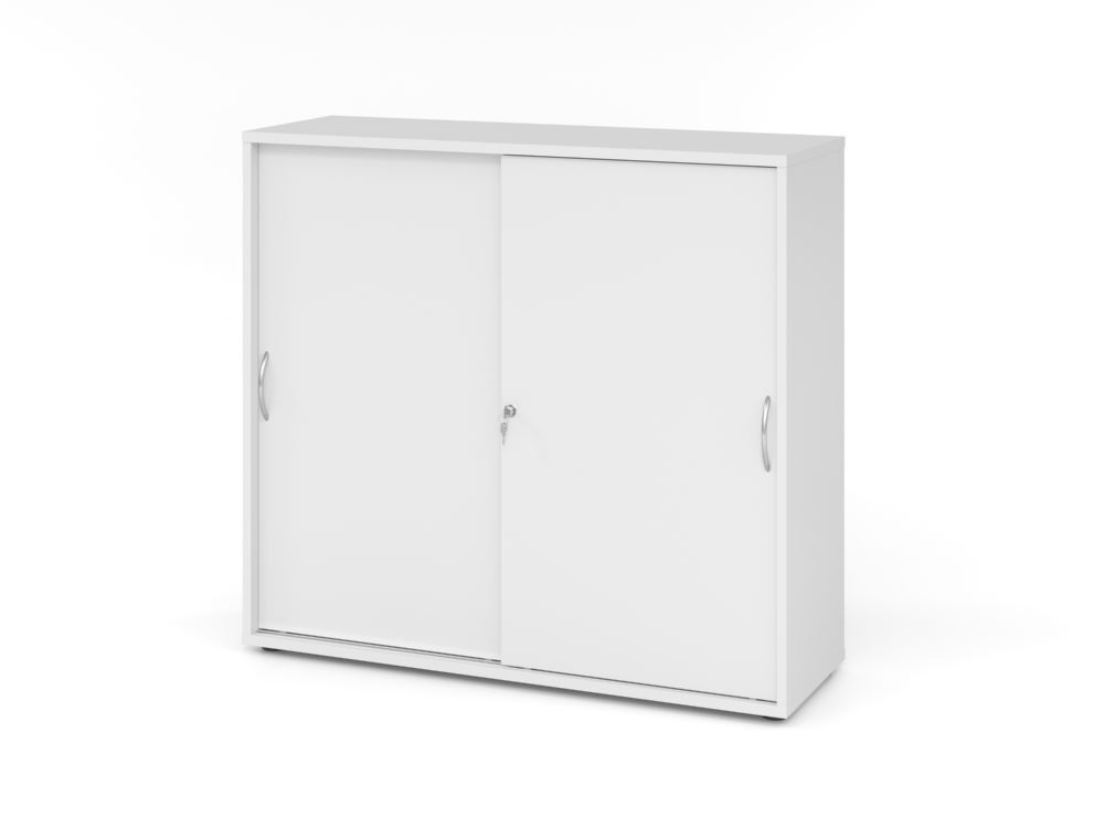 Produktbild Hammerbacher Schiebetürenschrank 3 OH BM Weiß/Weiß
